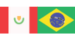 Bandera Perú/ Brazil